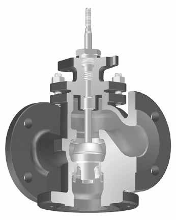 ARI-STEVI 450 / 451 (DN15-150) Control valve - 3-way-form (mixing/diverting valve) (optional with screwed seat ring) With pneumatic and electric actuators ARI-STEVI 450 / 451 Pneumatic actuator