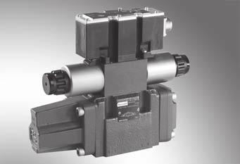 /, /, and /, / proptional directional valve, pilot operated, without electrical position feedback without/with integrated electronics (OE) RE 9/8. Replaces:. /8 ype.wrz,.wrze and.