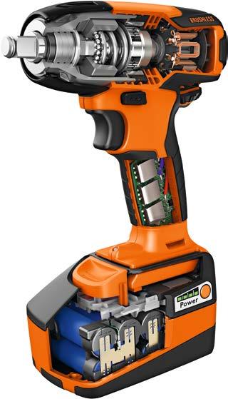 Thanks to the innovative FEIN MultiVolt interface, the 18 V impact wrench/drivers can be operated with all FEIN Li-Ion batteries of different voltages.