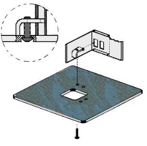 For systems that require baseplate installation proceed with either of the following procedures as appropriate.