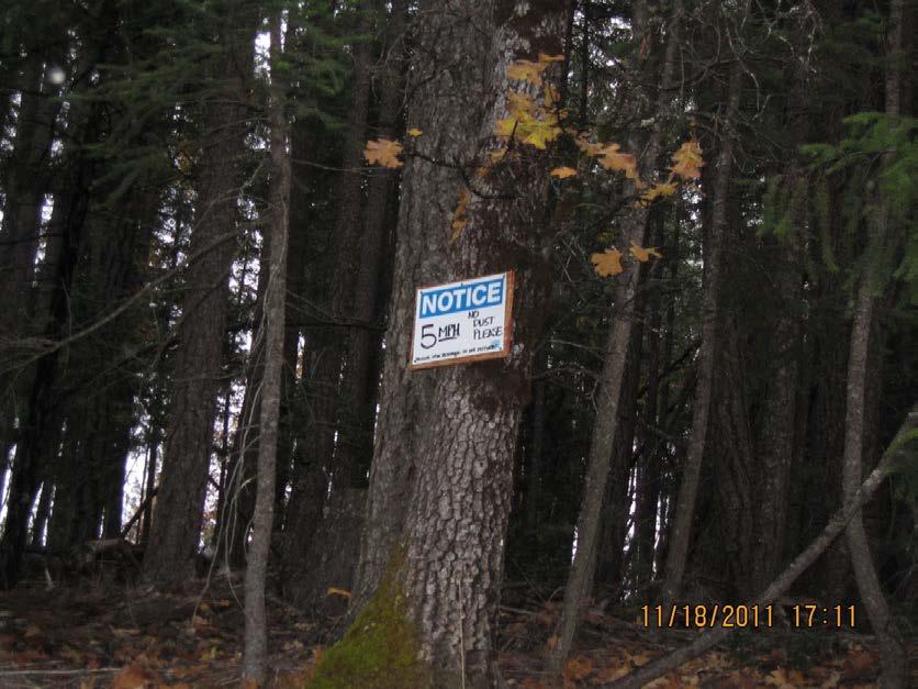 Figure 9: Private sign near