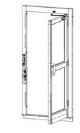 Bruno Doors and Gates A door or a gate can be used at the upper landing for an Unenclosed VPL. Bruno offers multiple options.