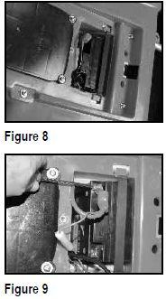 Connect the red positive (+) cable to the red positive (+) pole of the battery. (See figure 5) 2.
