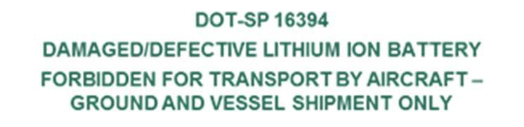 Generally limited to truck/rail (and sometimes vessel) not aircraft.