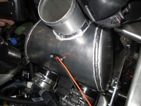 Install silicone onto throttle bodies and