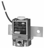 System Controls Electric Solenoid-Operated Air Valves Electrical Characteristics Air Type Inrush Holding Power Inlet/