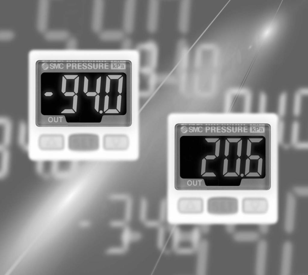 High Precision, 2-color Display Digital Pressure Switch Series SE30/ISE30 SE ISE PSE I SE3 PS I SE 1 2
