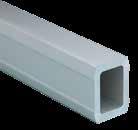 TUBES Hollow aluminum extrusion available in 500-, 000- and 500-mm lengths. Connection components fastened to support arm with set screws. DIN 594 and 2395. AxBxC CCS2T5 9.68 x.77 x 2.