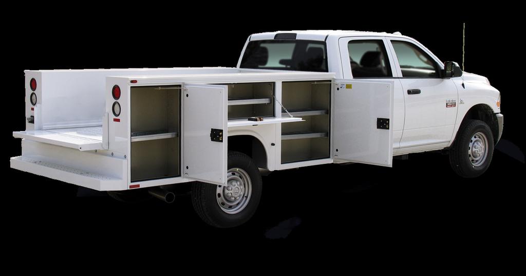 KNAPHEIDE SERVICE BODIES With a rugged steel construction and external storage for your tools and equipment, the Service Body is a key component in your day-to-day productivity.