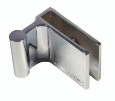 3700-000- Chrome Sold in pairs Glass Door Centre Hinge No Boring 4-6mm