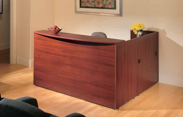 HWWC7230L HWWC2442R Features & Functions Nearly 400 modular components maximize design flexibility Full modesty panels for privacy, aesthetics Returns and credenzas feature 24 deep surfaces for