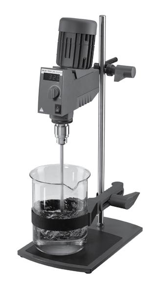 44 Reactor Accessories For stirring up to 20 liters (H 2 O) 13523 Stirrer Variable Speed, Scale IKA RW 20 Digital Robust, slimline, ergonomic design, with digital display.