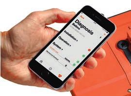 The Belimo Assistant App: The parameterisation and diagnostics tool. The PR actuators can be easily parameterized via SmartPhone, even if the actuator is not connected to the power supply.