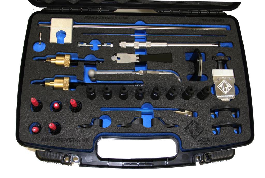 N62 & N62-TU Valve Stem Seal Tool Kit Part #: AGA-N62-VST-K Problem: You have a smoking BMW due to bad valve stem seals.