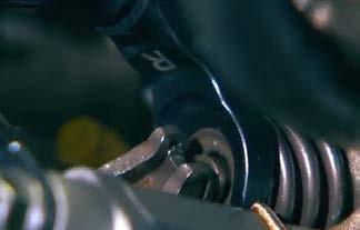 Install the ratcheting wrench on the compression nut and the lever rotator handle on top of the rod.