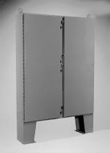 1422 Series Two Door Floormount Enclosures - NEMA 12, 4 Continuous Hinge, Clamped Doors Inner Panel Included Floormount Enclosures Application Designed to house electrical, electronic, hydraulic or