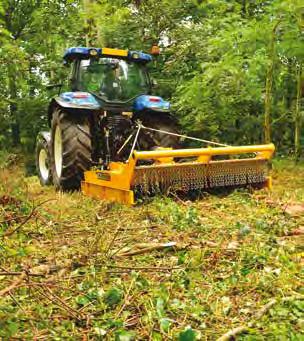 1m Equipment details PTO speed 1,000rpm Protection Slip clutch Number of blades 3 Number of rotors 1 Blade overlap 85mm Blade tip speed 4950m/min HEAVY-DUTY MULCHING The strongest, toughest, most