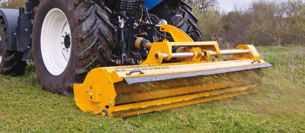 FLAIL MOWER RANGE McConnel offers a choice of flail mowers from compact models with 1.3m and 1.