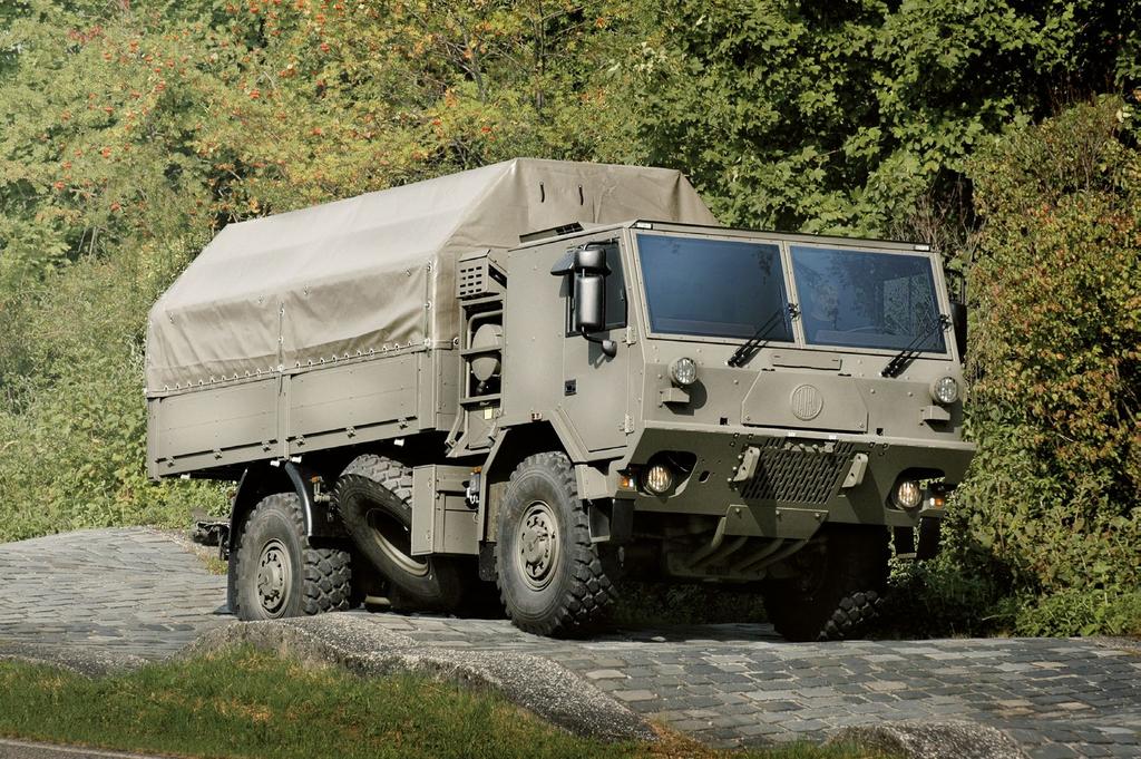 The TATRA 4x4 High Mobility Heavy Duty (HMHD) Tactical Truck is a member of the most recent development of the latest military family of TATRA trucks designed for rough terrain, difficult climatic