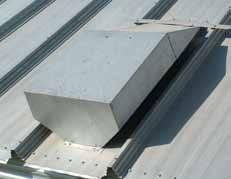 Stiffener extensions are offered to transfer loads from the base of the stiffener columns to the bottom of customer installed aeration tunnels.