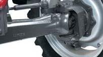 HIGH CAPACITY FRONT AXLE The front axle with a limited slip