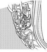 Side Cutter V4 Harness Wire Ties (x2) (p) Use 1 Wire Tie to secure the 8P Connectors to the Vehicle Harness. (Fig.