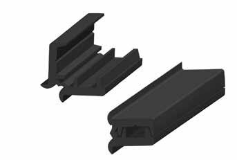2231/020, 2231/030 PVC Black 2231/016-1.6m length. 2231/020-2m length. 2231/030-3m length. Hinge in opened position An established concept in hinge design.