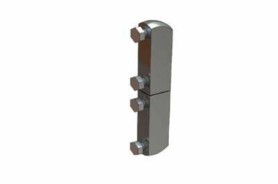 Pintle Hinge 1325 Zinc Alloy 16 18 Chrome Plated Stainless Pin.