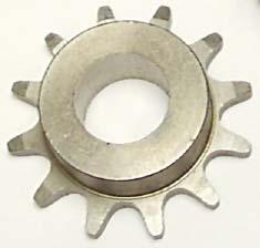 Steel sprockets for 1.08 inch pitch belts. No.
