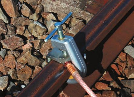 Earthing Components Rail earthing clamps Picture shows 502 062 Picture shows 502 059 ARCUS rail earthing clamps are suitable for a number of different rail profiles.