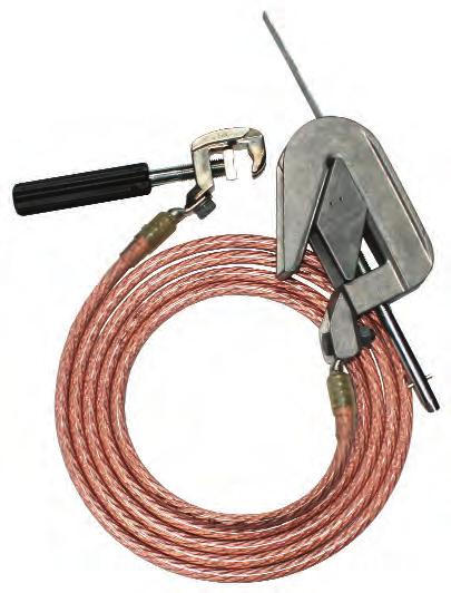 Earthing Systems Earthing system for feeder lines Carrying bags, cases and wall holders, see page 34 and following. Type No. 512 197 Earthing and short-circuiting cable, 50 mm², 4000 mm long, Type No.