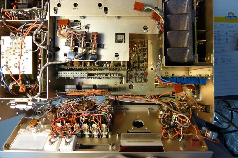 Proper operation of the VFO demands that you either use existing TR7 pushbuttons or add new ones.