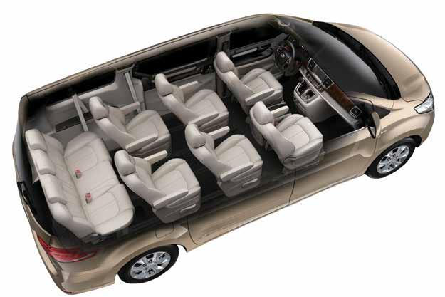 2.0-litre turbo petrol engine delivering 165kW LDV G10 9 SEATER TRAVELLING IN COMFORT The G10 Passenger Van is made for carrying people and carrying them comfortably.