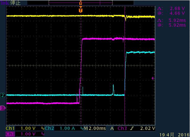 Boost waveform: Vbat=3V, Iout=100mA;