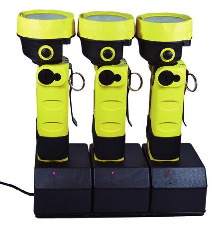 L-3000 portable LED torch Impact resistance and mechanical strength Battery run time in hours and