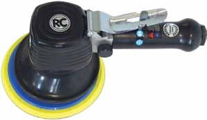 Available in two versions: with 150 mm velcro pad or with pad for self-adhering abrasives (without holes) 5 mm two hand sander with velcro pad 150 (6") mm velcro pad 5/16" (RC700V) 150 (6") mm pad-