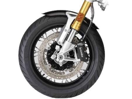 5x17 inch rear Also available as optional equipment Not in conjunction with the low-slung optional equipment (OE 0499) Advantage of cross spoke wheels when used off-road: No risk of breakage