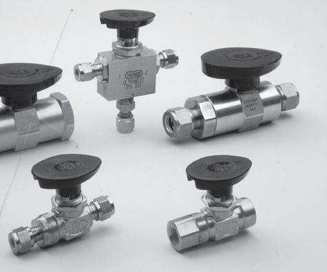 Ultramite 70 Series Fixed End 2- and 3-way Ball Valves Ultramite 70 Series valves are designed to guard against accidental disassembly.
