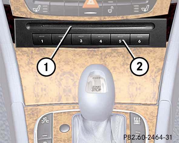 CD Changer (A2/6) Controlled by HU or multifunction steering wheel Single slot disc loading - no magazine