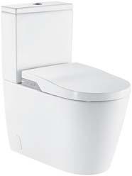 For everyone Its soft curves, its minimalist design and its intuitive technology make it a toilet that fi ts any lifestyle.