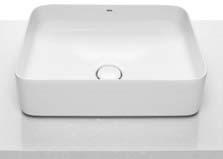 separately Inspira Round Semi Inset Basin 370 370mm x 370mm x 75mm Made of