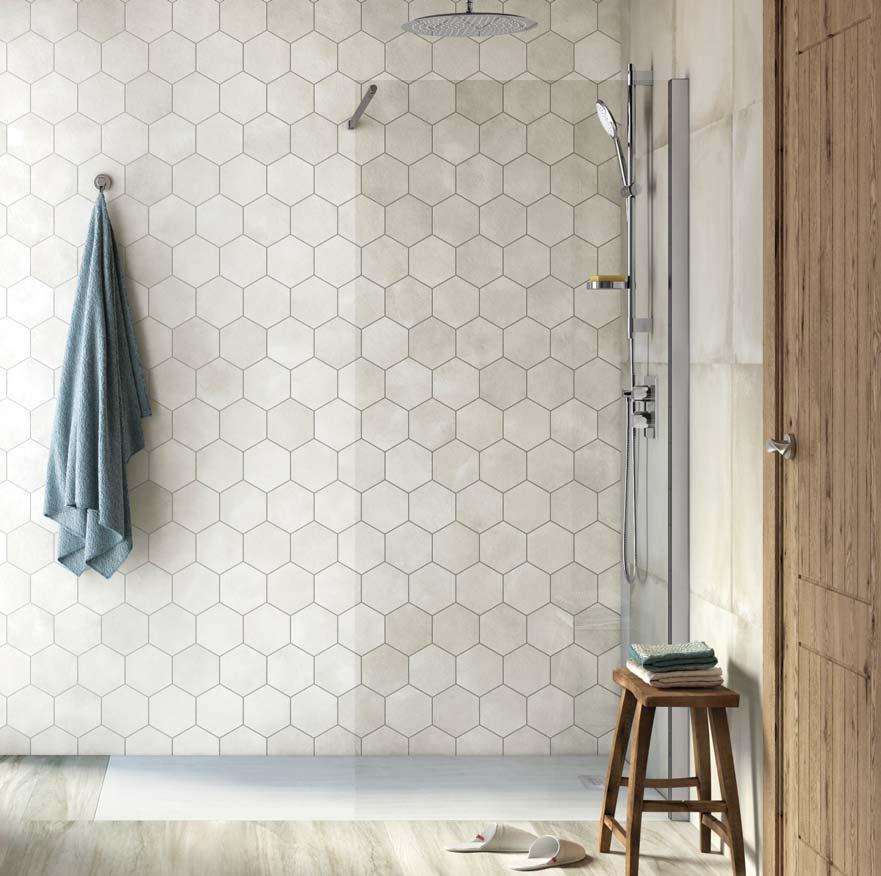 24 Cyprus Stonex Shower Floor Combining safety and aesthetics with the innovative Stonex material, Roca Cyprus is a new revolution in shower flooring, made to enhance the bathroom experience.