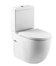 3 ltrs S Trap: 120mm P Trap: 180mm Projection: 520mm Meridian Close Coupled Back to Wall Comfort Height Toilet Suite Soft close