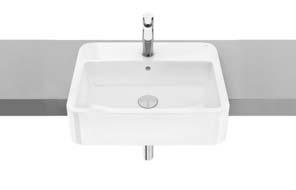 Basin 700 700mm x 410mm x 65mm Overfl ow 1 taphole The Gap