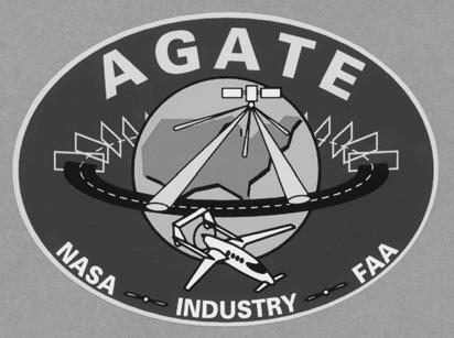 AGATE (ADVANCED GENERAL AVIATION TRANSPORTATION EXPERIMENT PROGRAM) FULL-SCALE TEST AND DEMONSTRATION REPORT NO: C-GEN-3451-1 (REV N/C) AGATE RESTRICTED INFORMATION This document contains information