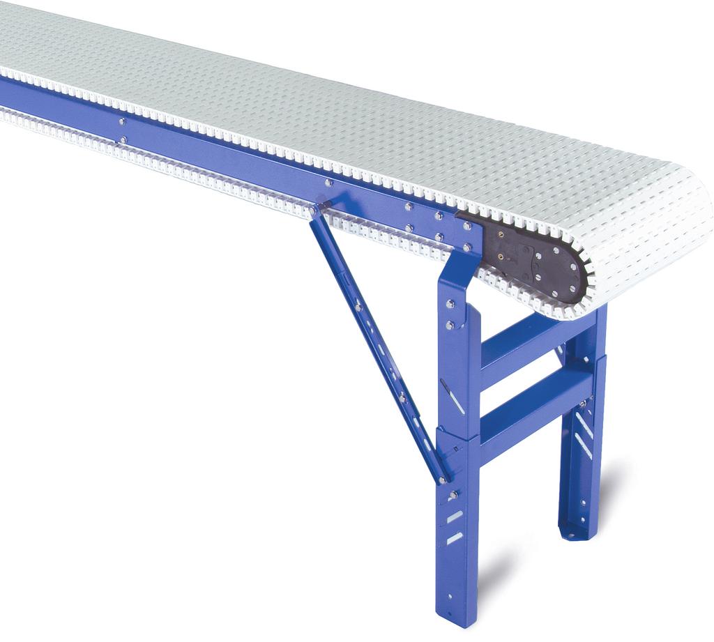 Conveyor Chain White, acetal plastic with internal