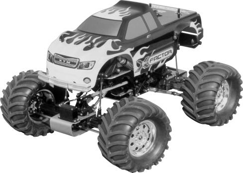 Main Features of Your New XTM Racing X-Factor Nitro Monster Truck: Prebuilt & Ready-to-Run Powerful XTM Racing 24.