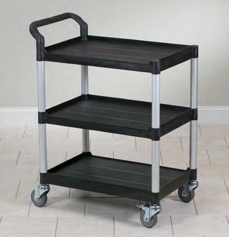 Box dimensions: 12" x 21" x 31" Length Height Depth TC-233 19 1 /2" 39" 30" Folding Cart Frame Chrome plated frame Large 4" rubber ball bearing casters thread into place for extra longevity Basket