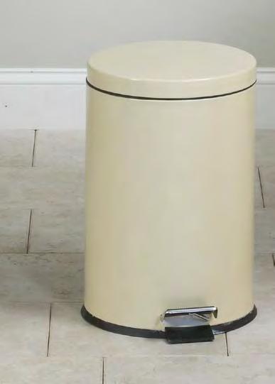 Depth Height TR-32W 14" 25 3 /4" Large Round White Waste Receptacle 32 quart capacity (8 gallons) All