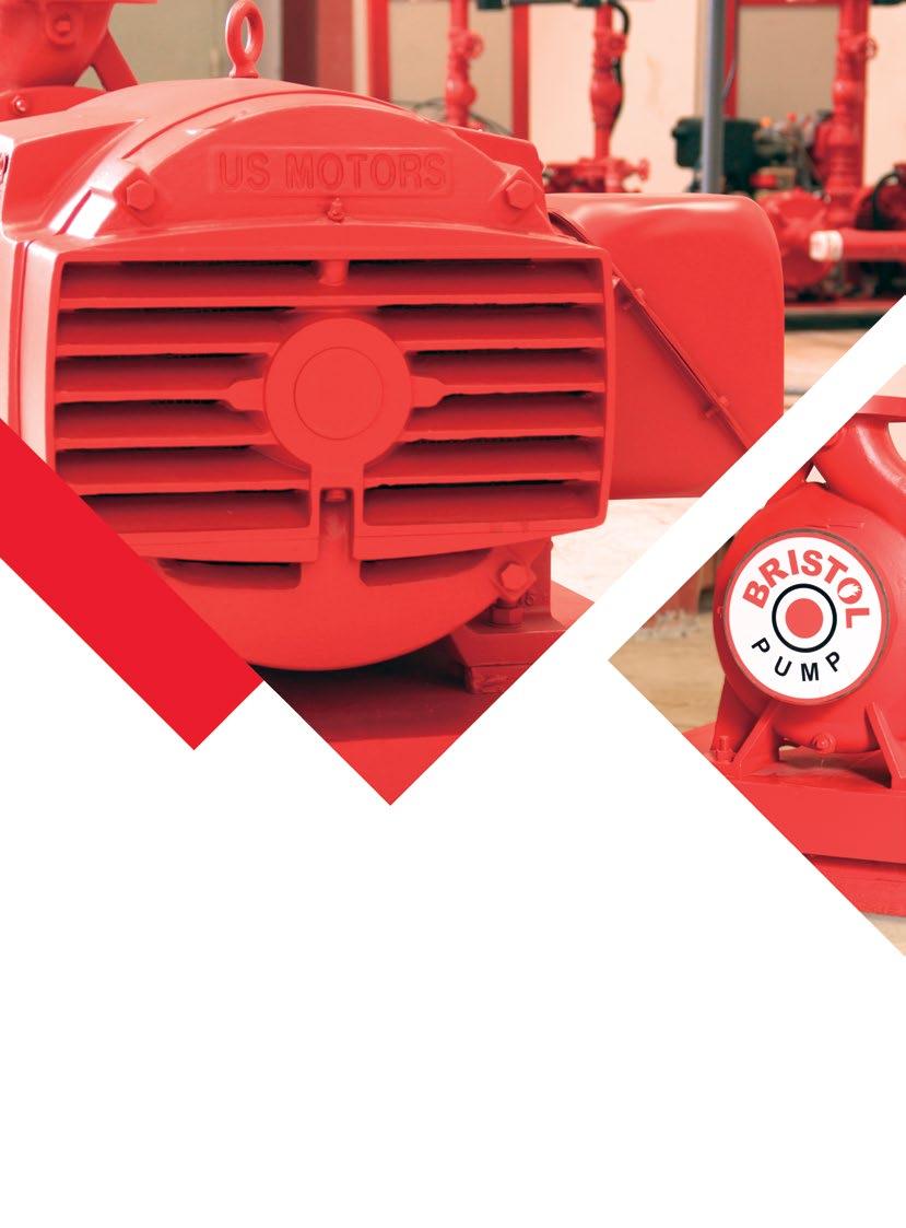 Fire Pumps - End Suction Bristol End Suction Pumps are designed according to NFPA 20 for Fire Fighting applications.